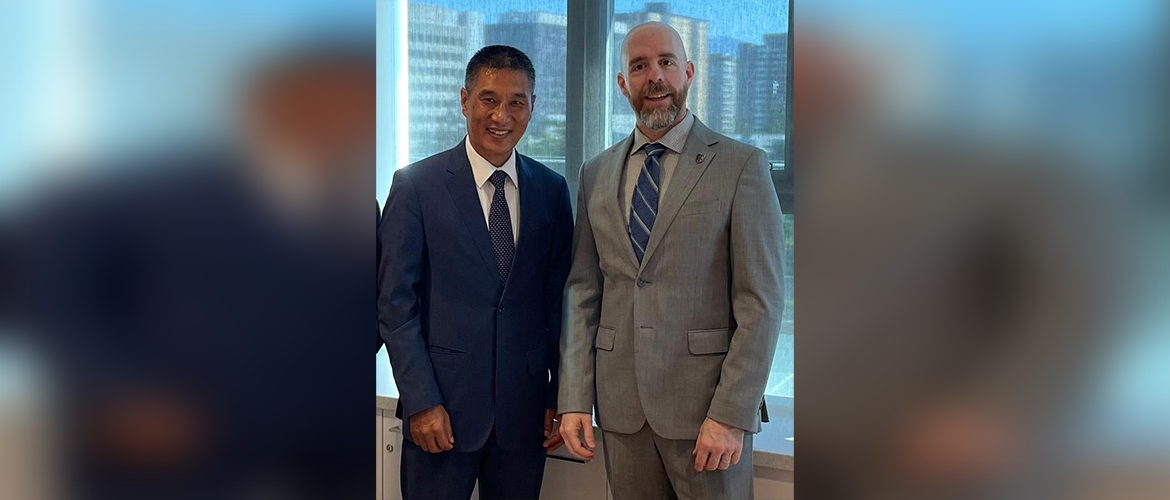  Consul General Masakui Rungsung met Dr. Benoit-Antoine Bacon, President and Vice-Chancellor, University of British Columbia (UBC) on 04 July 2024